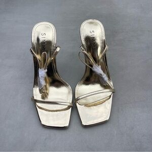 SIMMI London Gold Heel